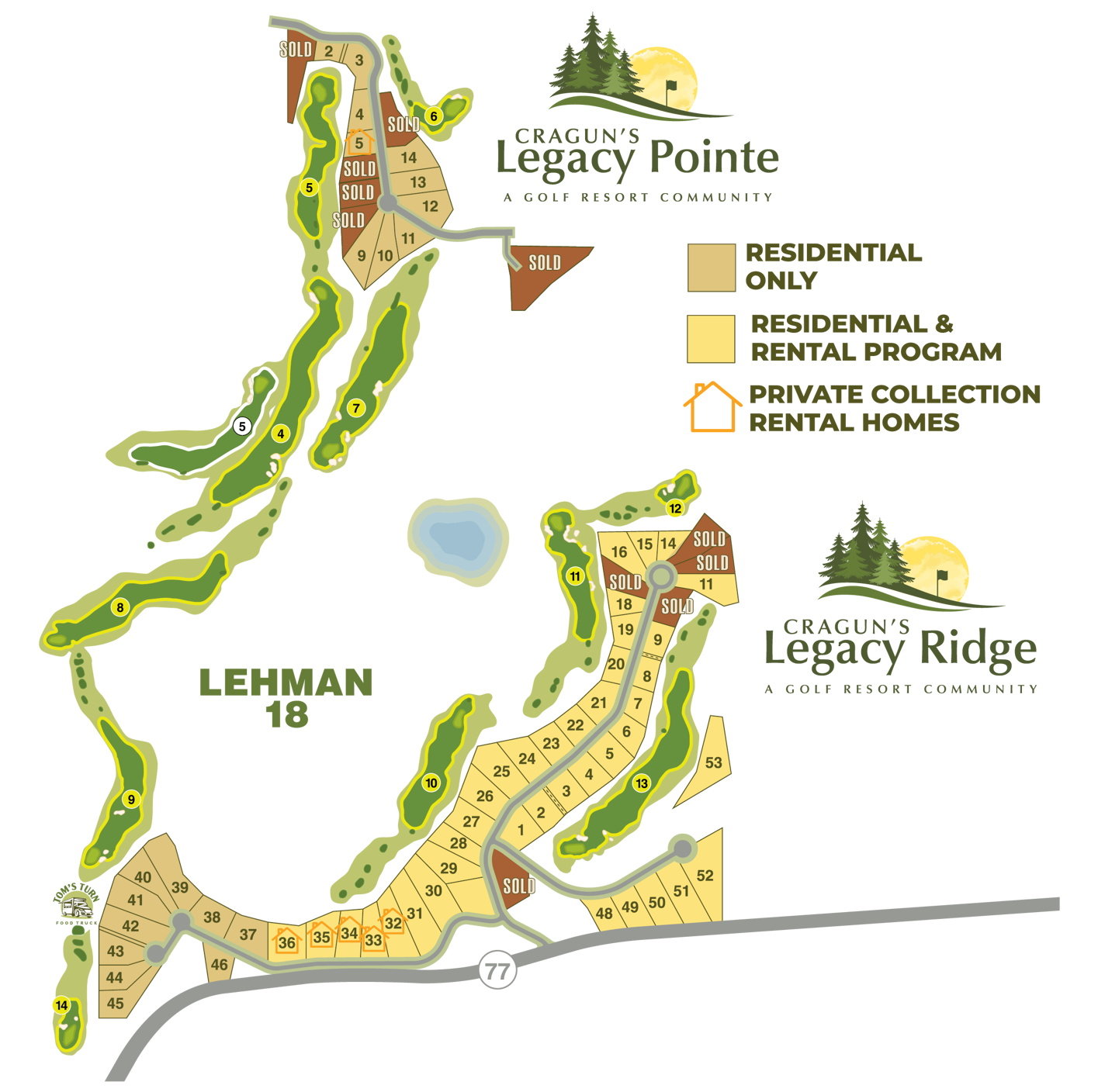 Craguns Lots for Sale Evolution Resorts Real Estate